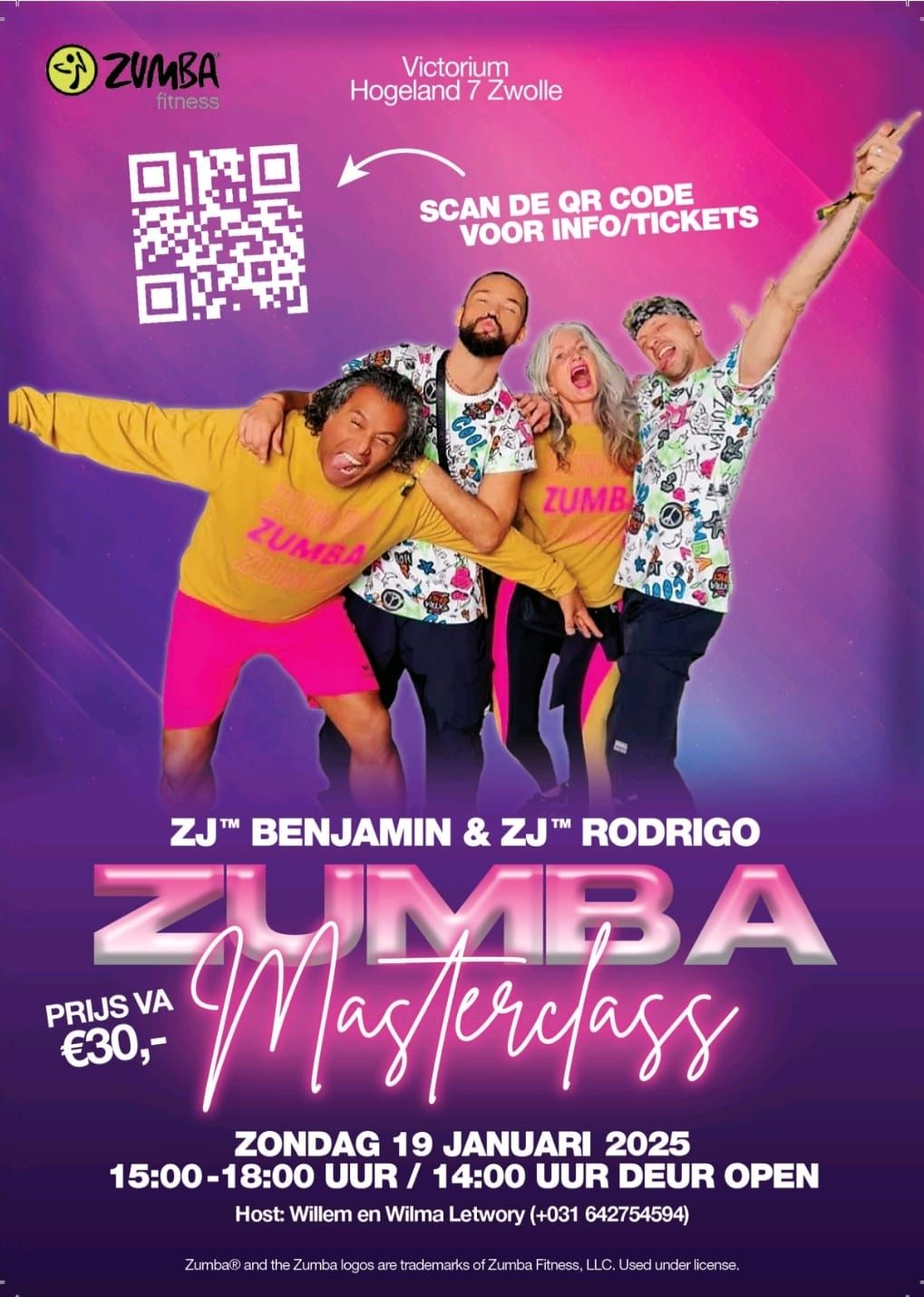 Zumba event met ZJ Benjamin & ZJ Rodrigo