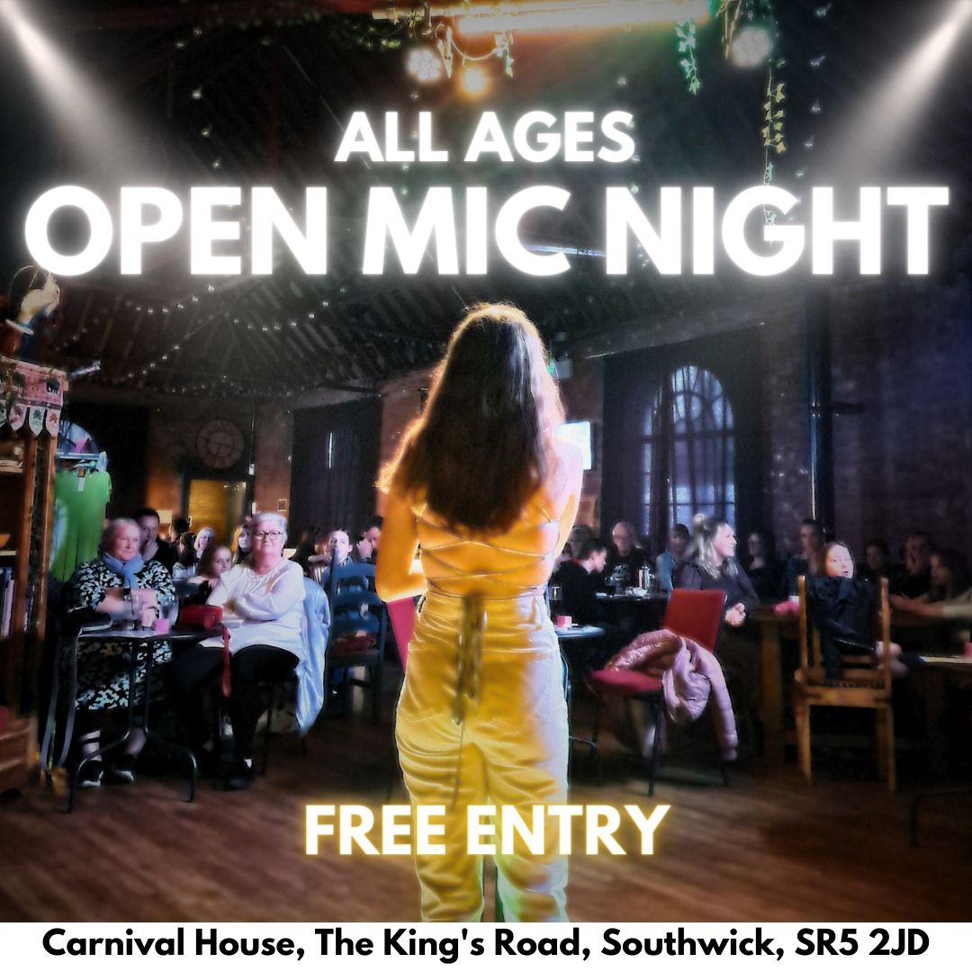 All Ages Open Mic Night!