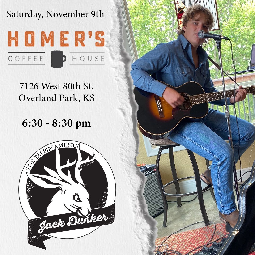 Jack Dunker at Homer\u2019s Coffee House