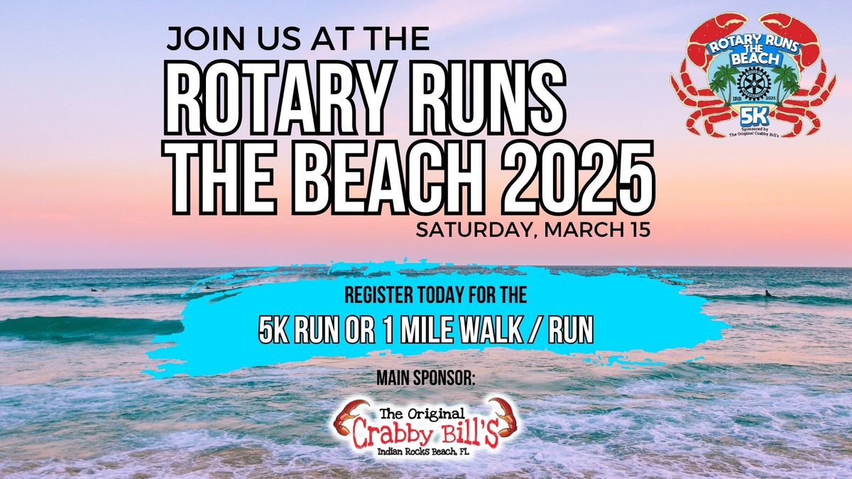 Rotary Runs the Beach 2025 \u2013 Indian Rocks Beach