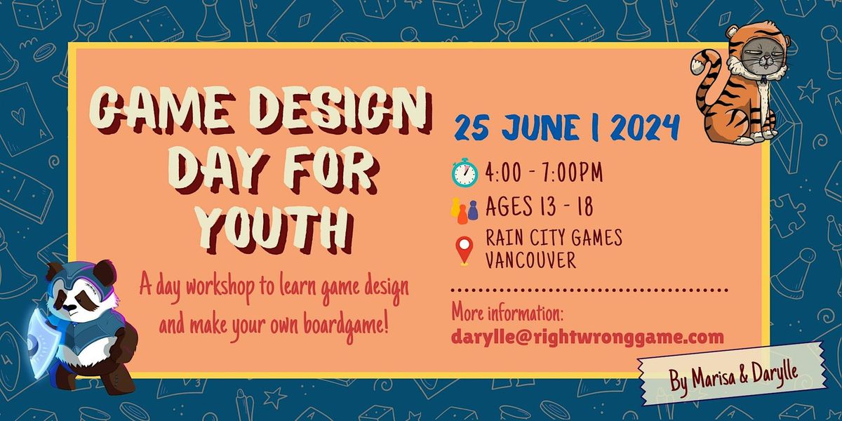 Board Game Design Day For Youth (Ages 13-18)
