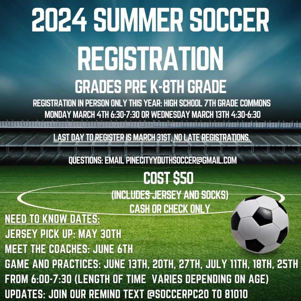 2024 Soccer Registration