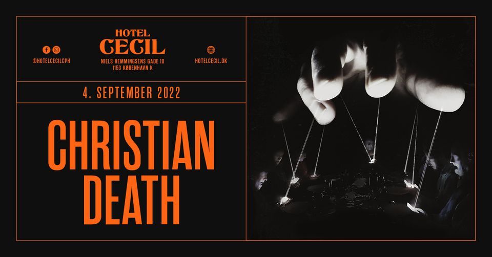 Christian Death @ Hotel Cecil, K\u00f8benhavn