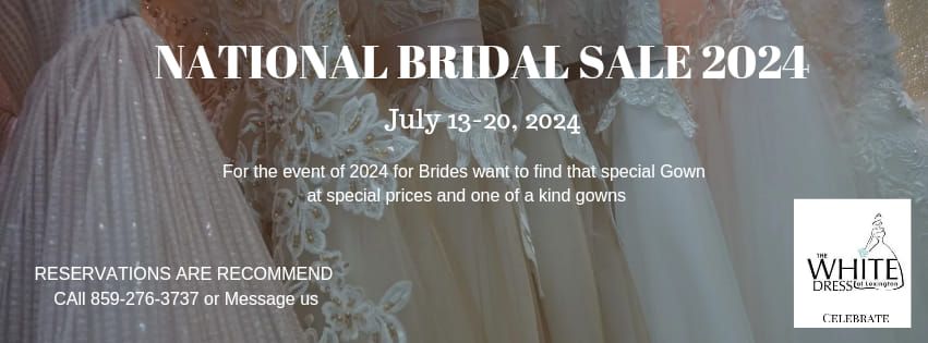 National Bridal Sale 2024