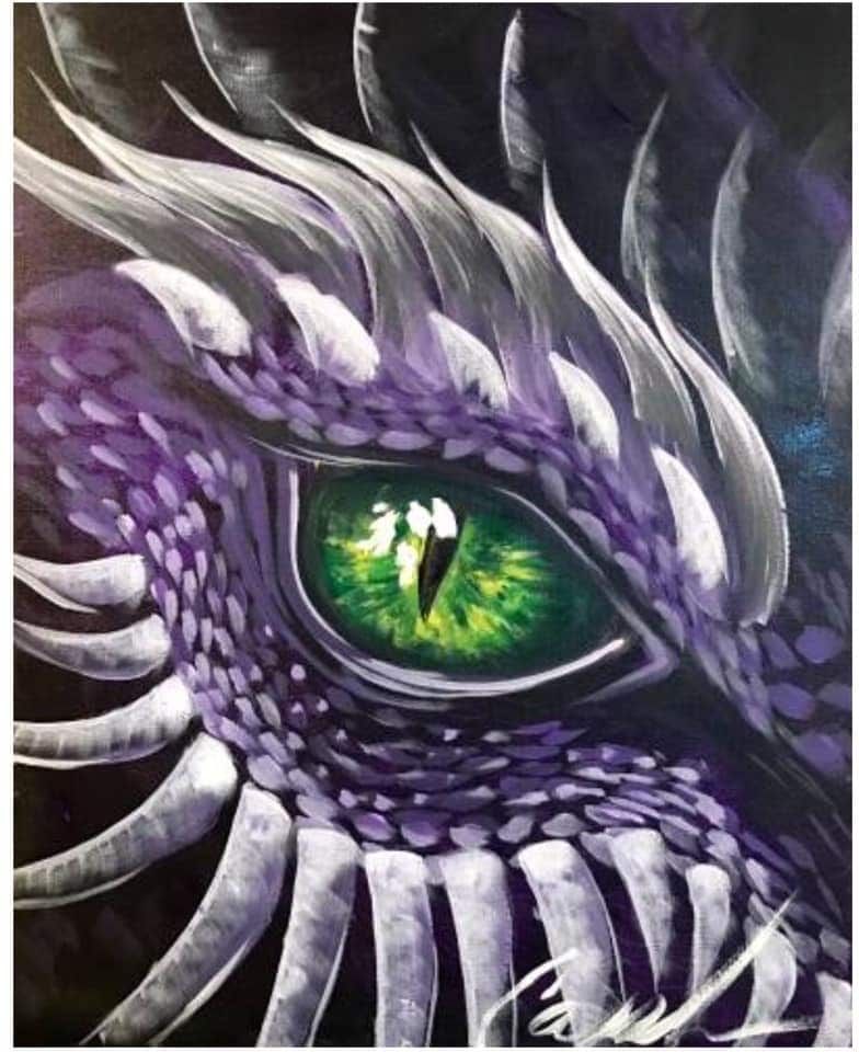 Dragon Eye | Paint and Sip | Sangria Saturday | Grand Rapids