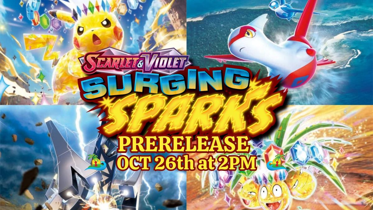 Pokemon Surging Sparks Prerelease