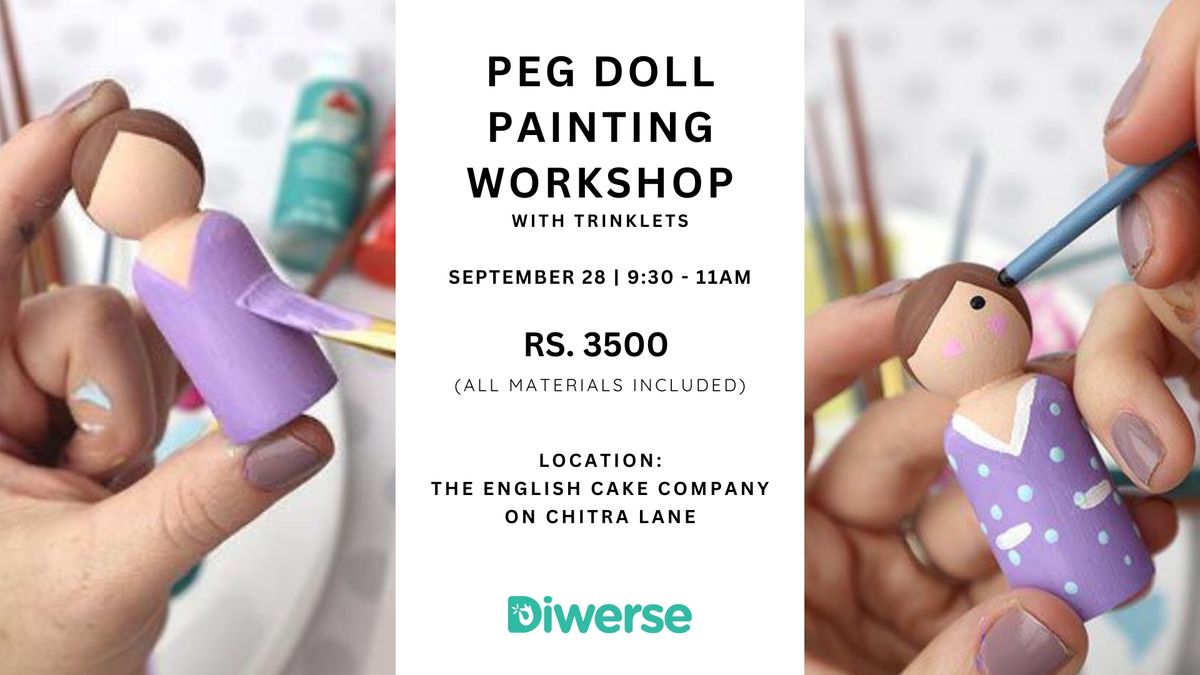 Peg Doll Painting Workshop with Trinklets