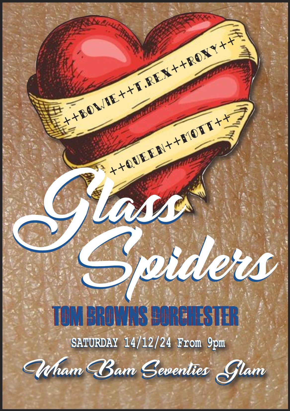 The Glass Spiders live at Tom Browns 