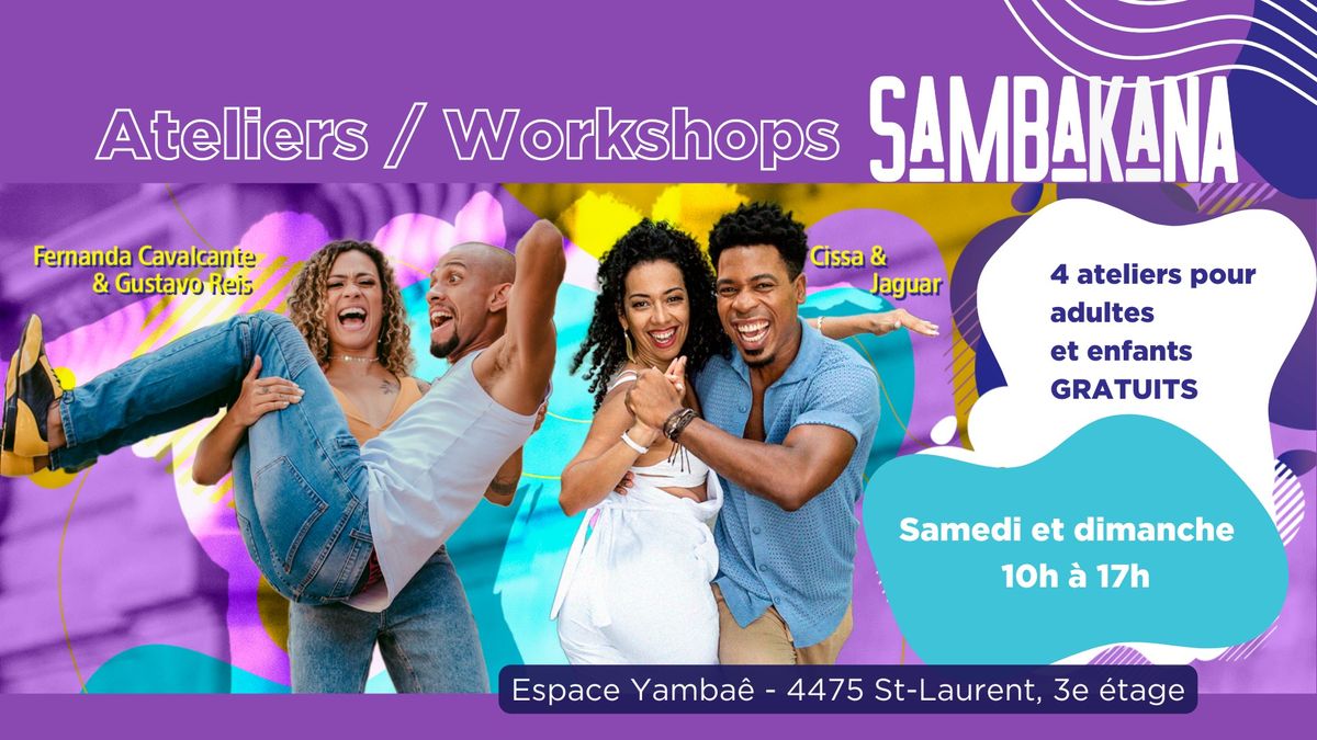 SAMBAKANA 2024 : Ateliers - Workshops