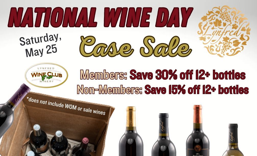 National Wine Day Case Sale