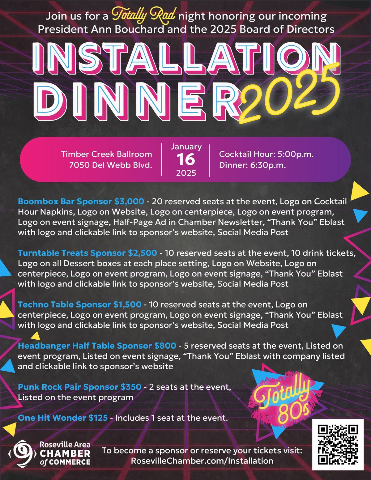 Installation Dinner 2025