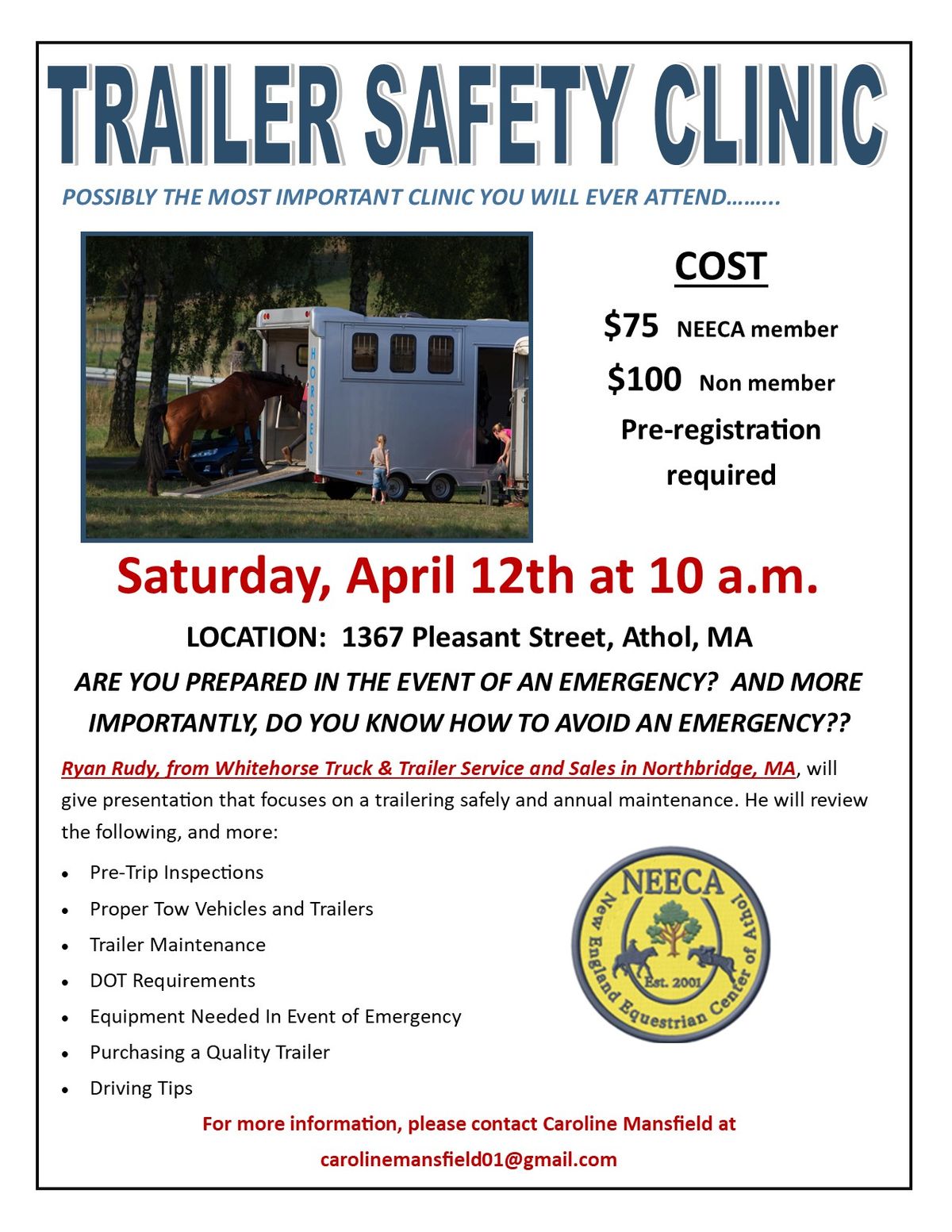 Trailer Safety Clinic