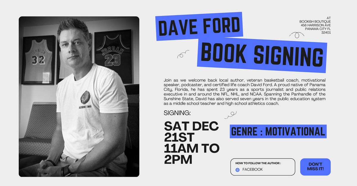 Dave Ford Book Signing!