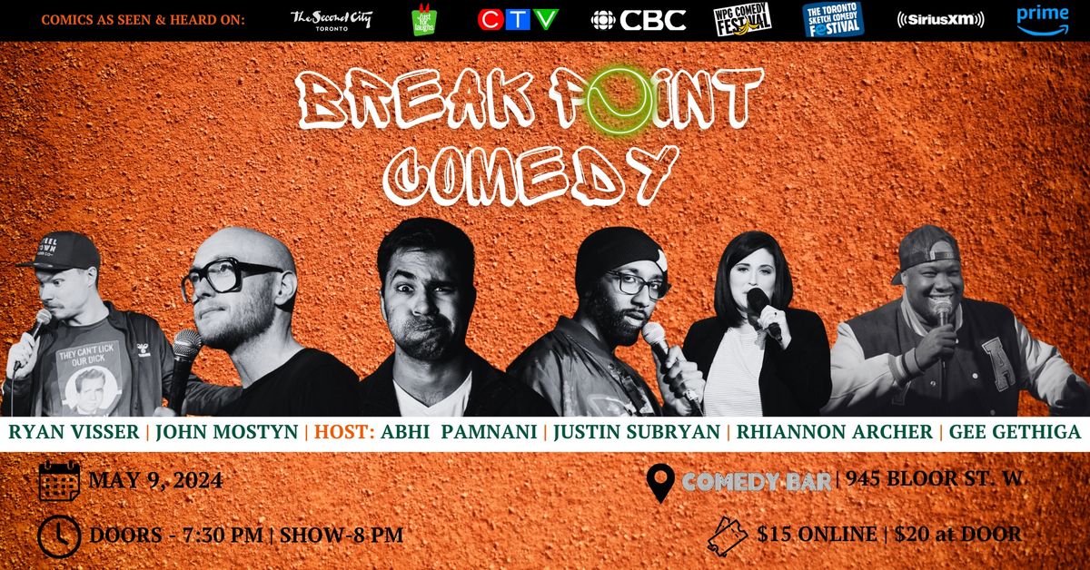 Break Point Comedy - Grand Slam Edition