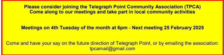 Telegraph Point Community Association Meeting