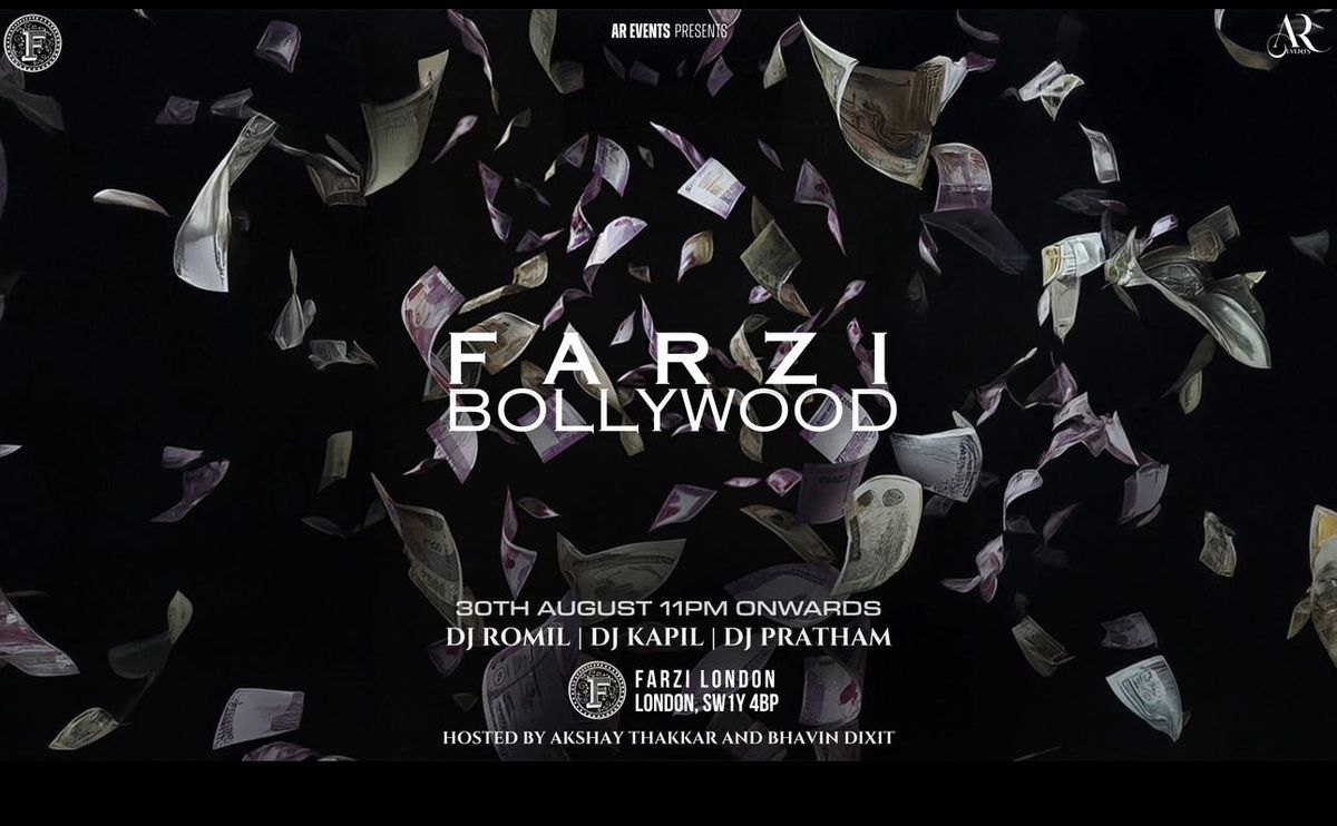 FARZI BOLLYWOOD; SATURDAY NIGHT; AR EVENTS \u2660\ufe0f 