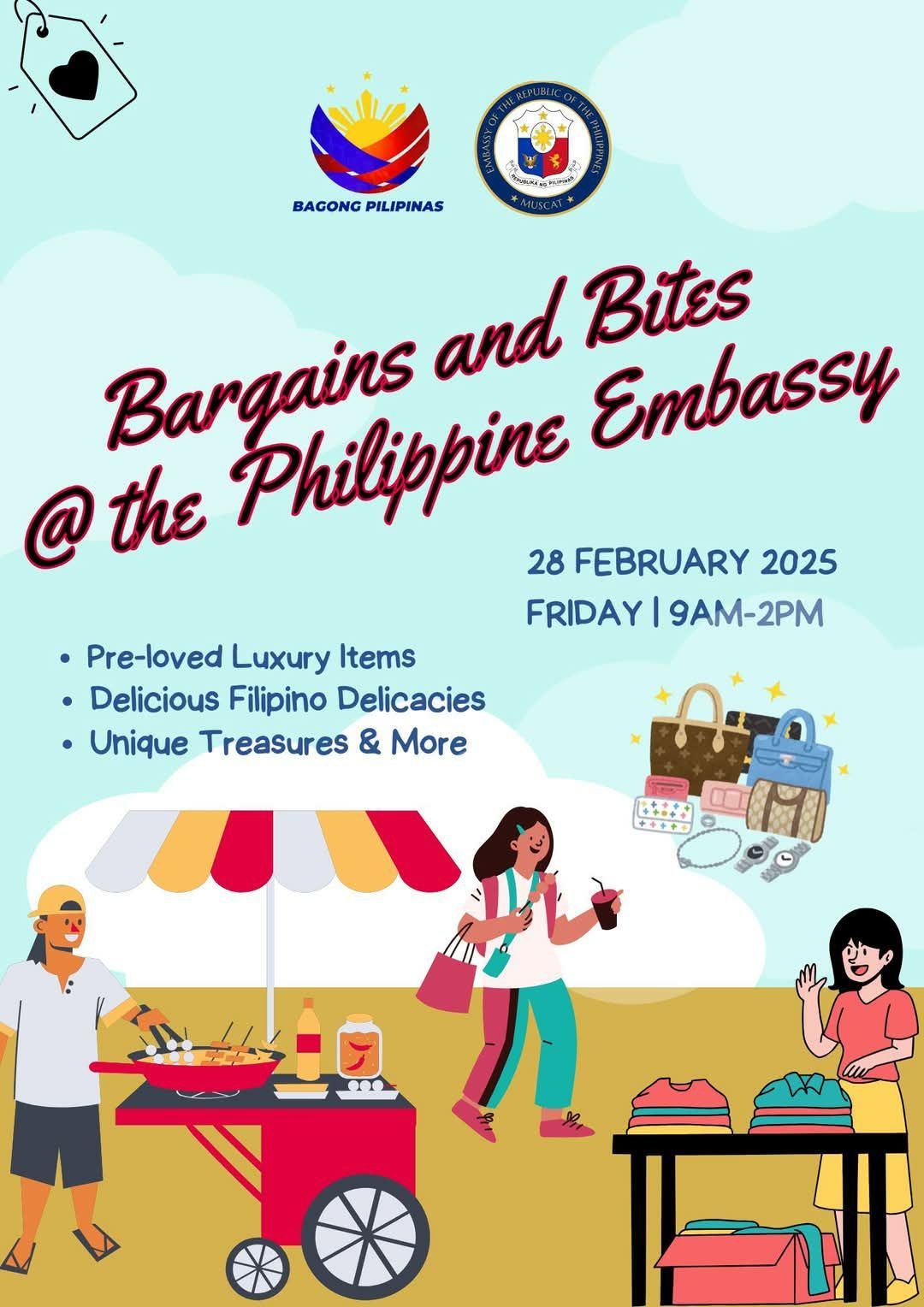 Bargain and Bites@Philippine Embassy