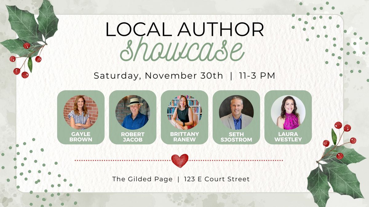 Local Author Showcase at The Gilded Page