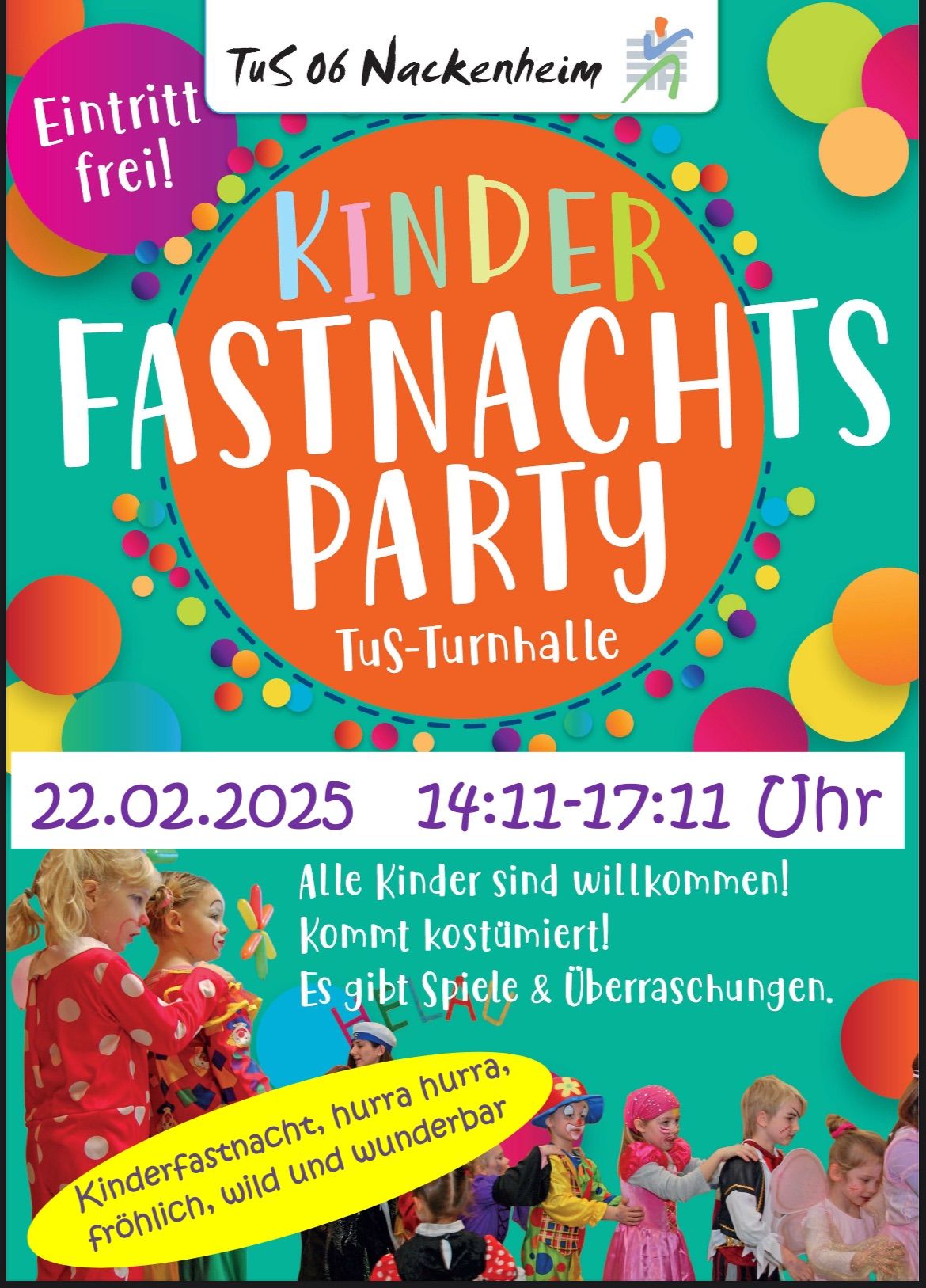 Kinder Fasnachtsparty