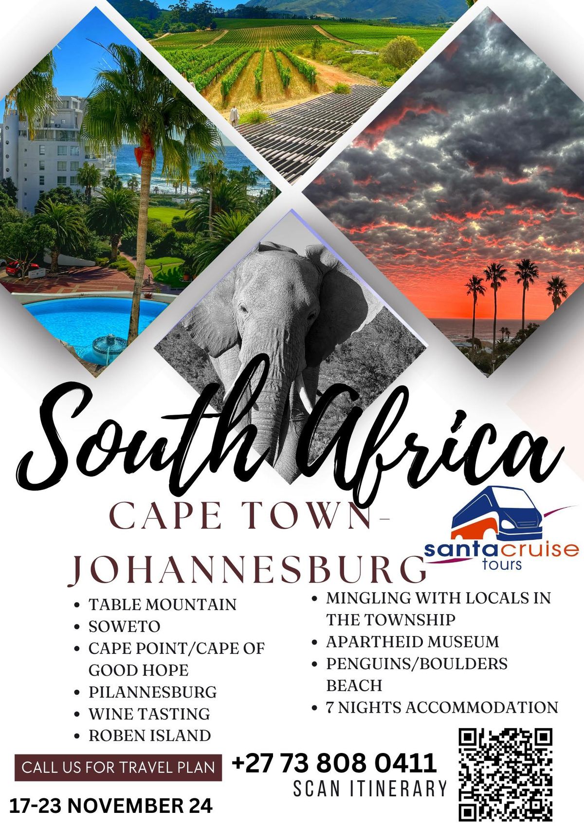 Cape Town Johannesburg Package