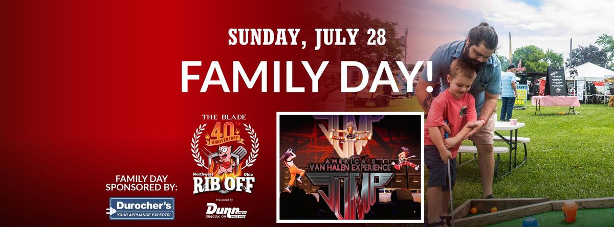Family Day at the NWO Rib Off 40th Anniversary