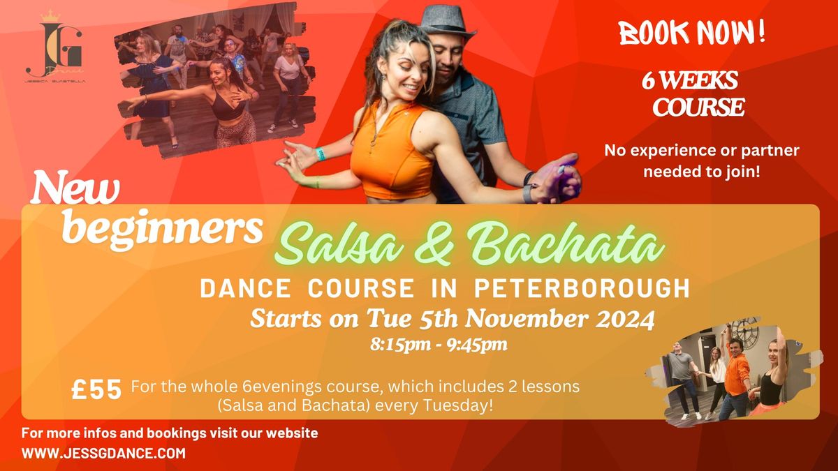 New Beginners Salsa & Bachata Course in Peterborough - JG Dance