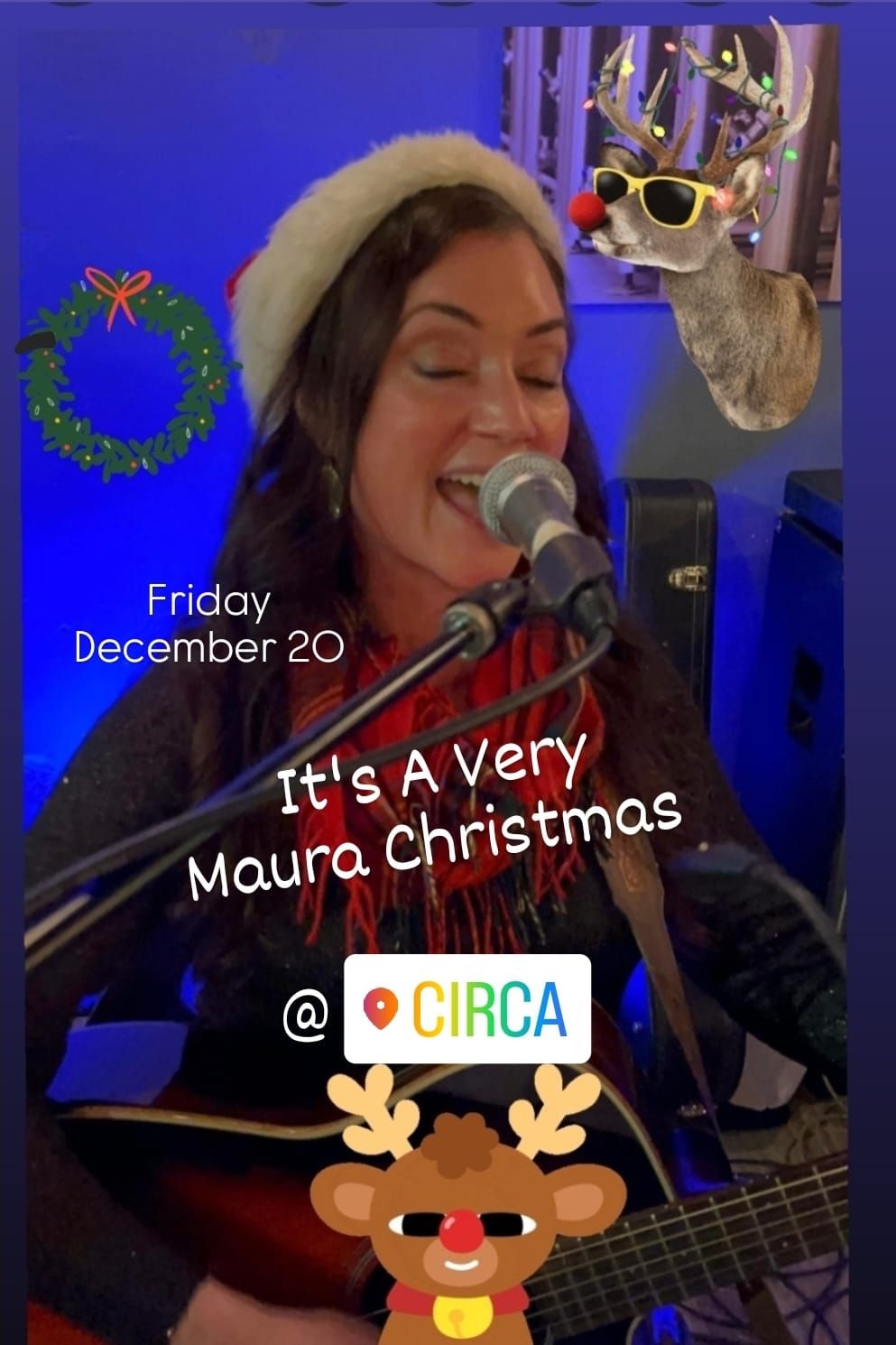 Have Yourself A Very Maura Christmas\ud83c\udf84Circa Dec 20 8pm