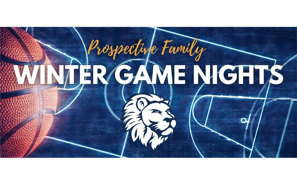 Prospective Family Winter Game Nights, Bellarmine Preparatory School