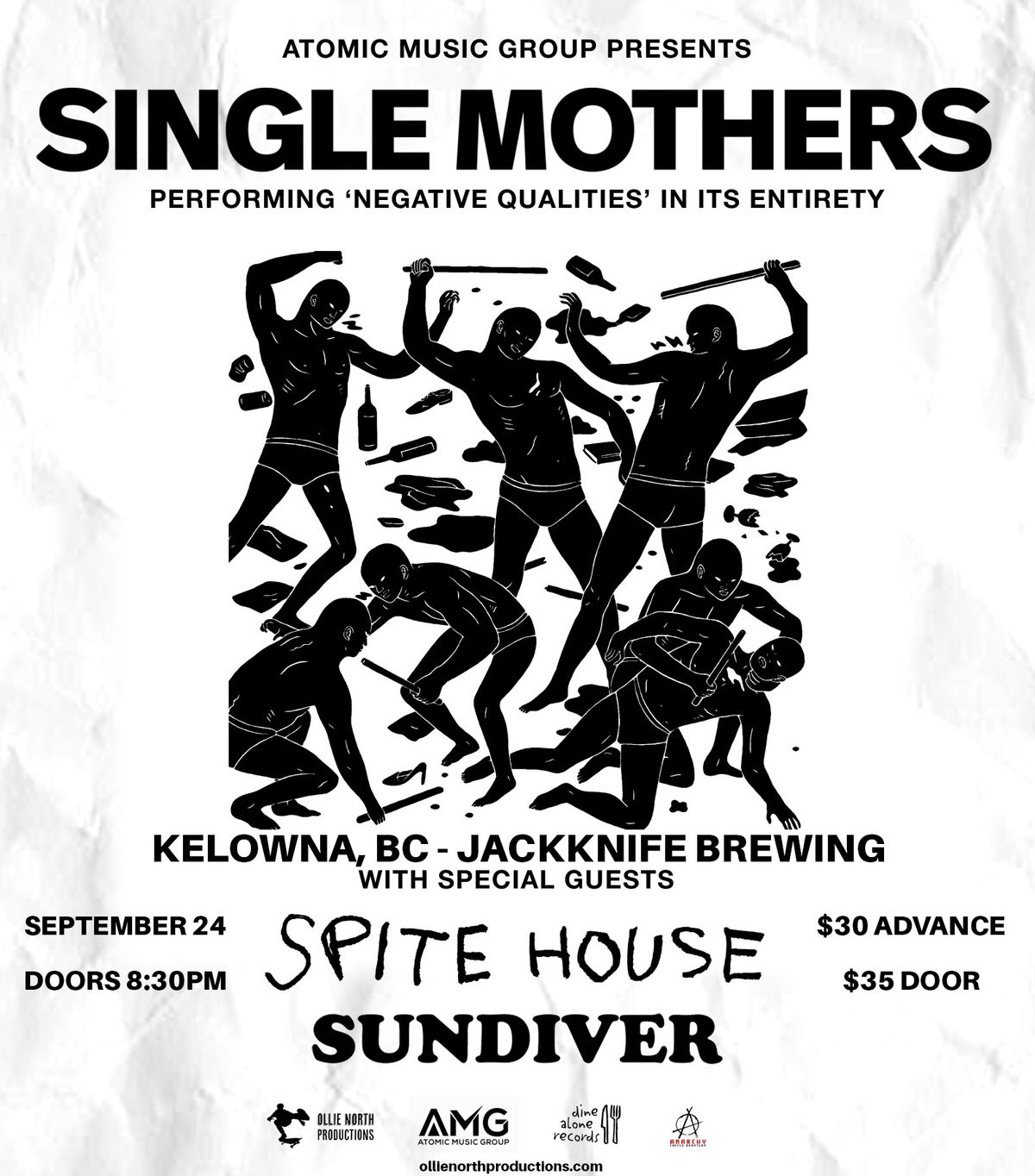 Single Mothers w\/ Spite House & Sundiver in Kelowna