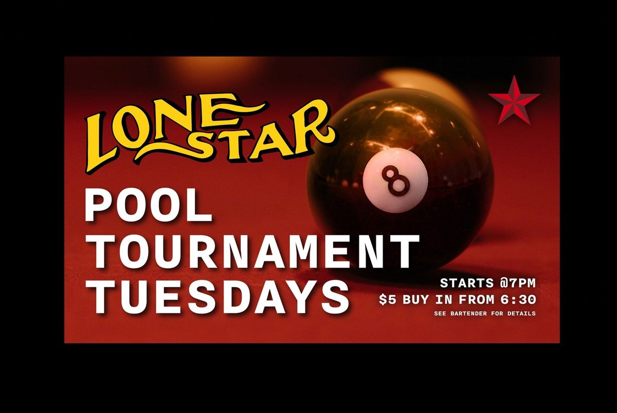 Pool Tournament Tuesday