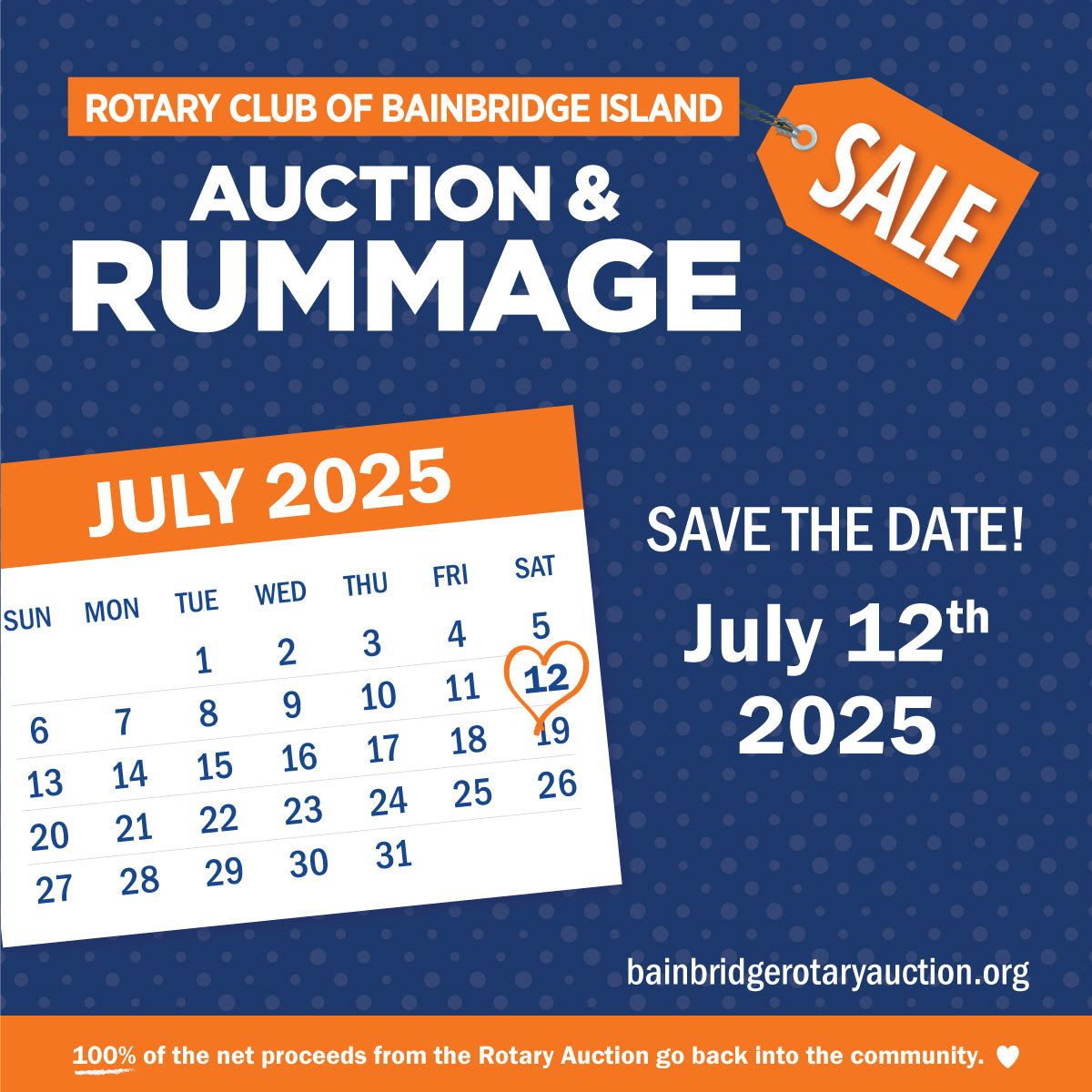 2025 Bainbridge Rotary Auction & Rummage Sale