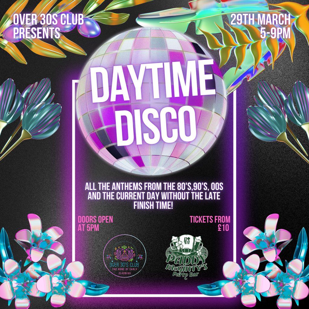 Over 30s Club Presents Daytime Disco - Maidstone Launch Party