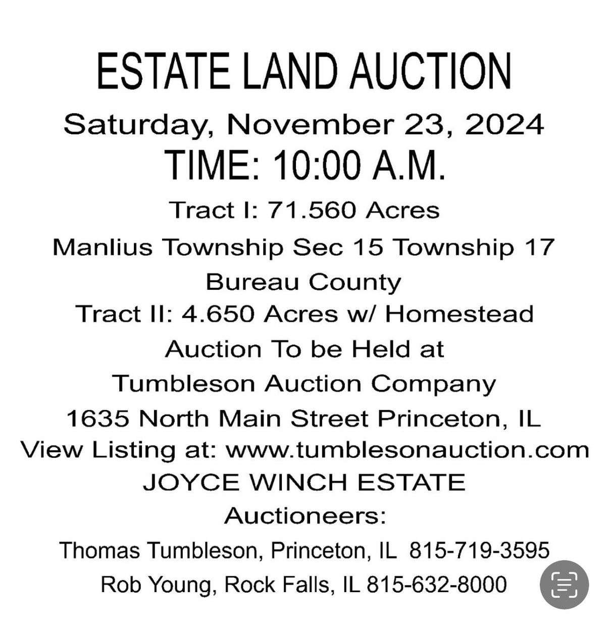 Land Auction 