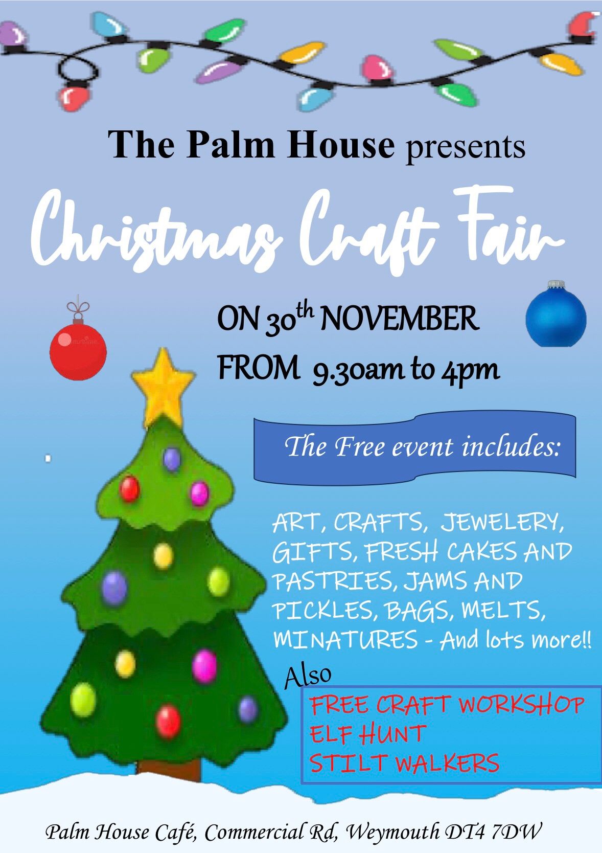 Palm House Christmas Craft Fair