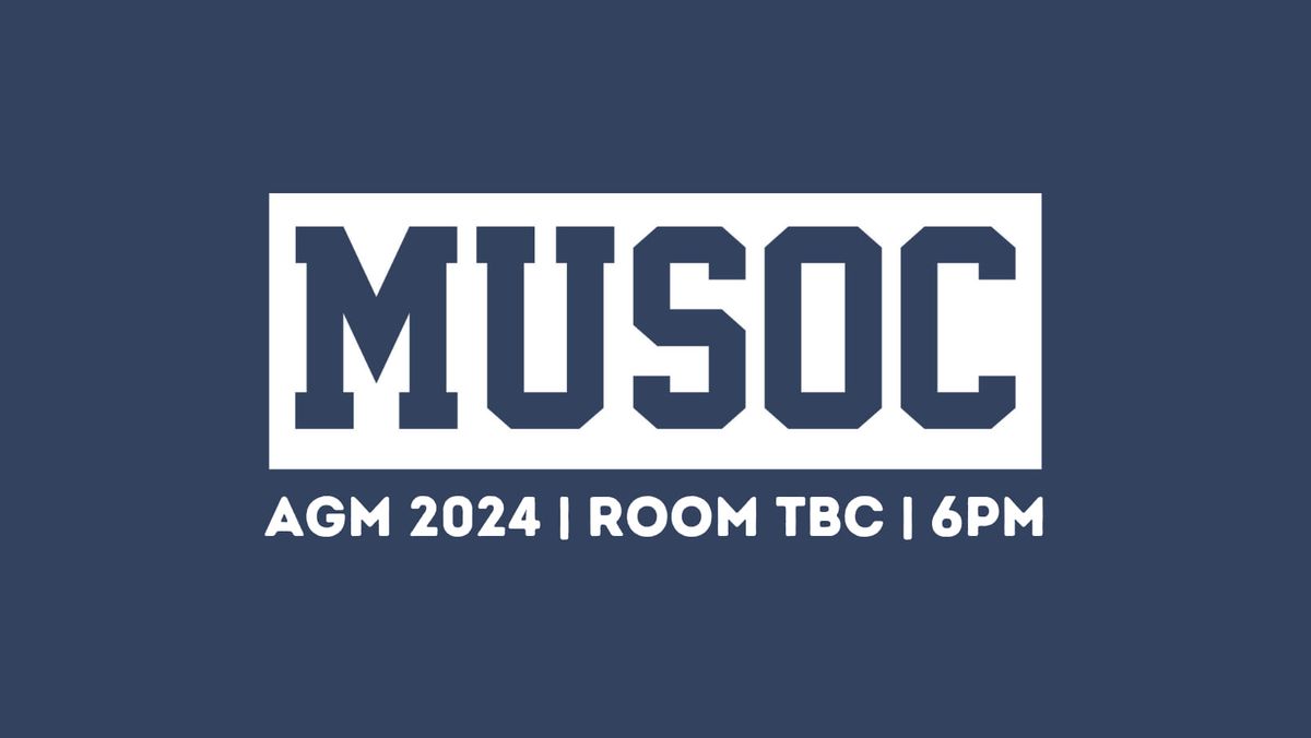 MUSOC AGM 2024