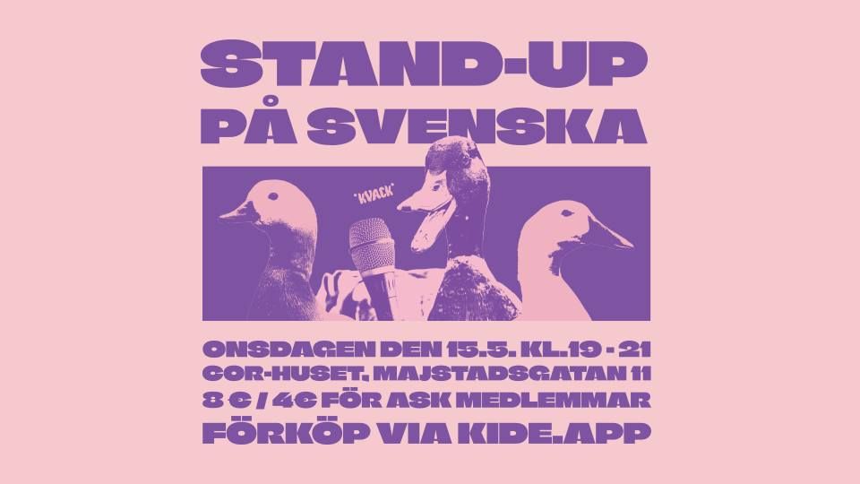 Stand-up p\u00e5 svenska