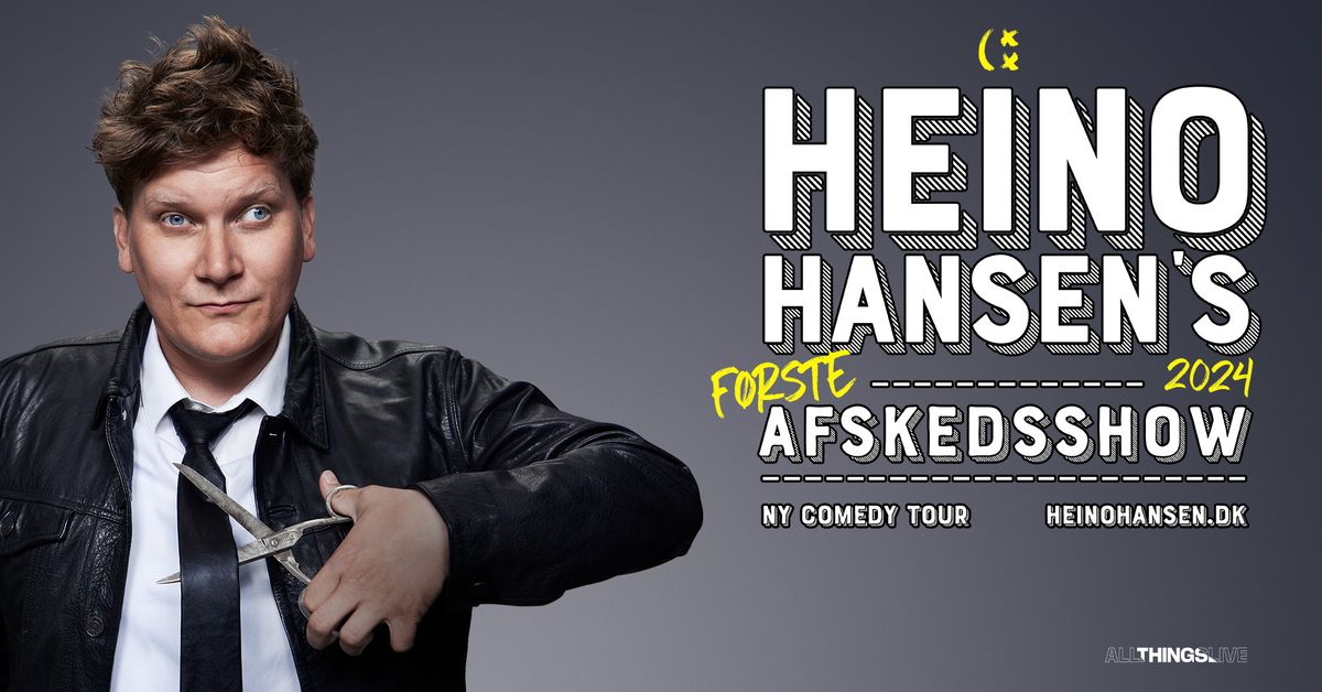 Heino Hansen\u2019s F\u00f8rste Afskedsshow - Aalborg, Skr\u00e5en, Royal Stage - UDSOLGT