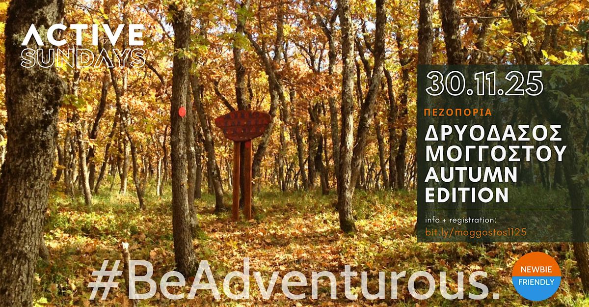 ActiveHike \u0394\u03c1\u03c5\u03bf\u03b4\u03b1\u03c3\u03bf\u03c2 \u039c\u03bf\u03b3\u03b3\u03bf\u03c3\u03c4\u03bf\u03c5 Autumn Edition