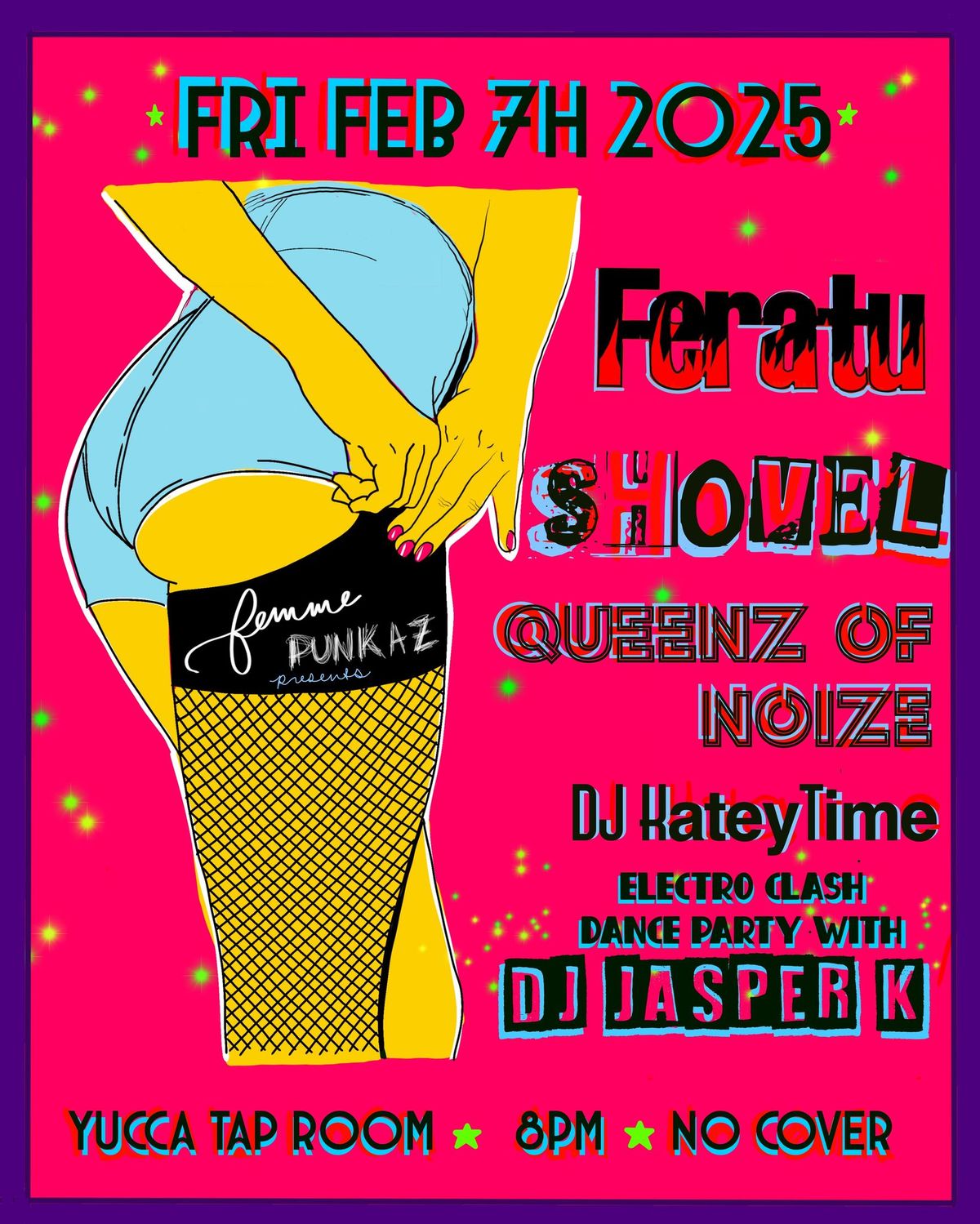 \u2764\ufe0f\u200d\ud83d\udd25 Femme Punk Night @ Yucca Tap Room \u2764\ufe0f\u200d\ud83d\udd25