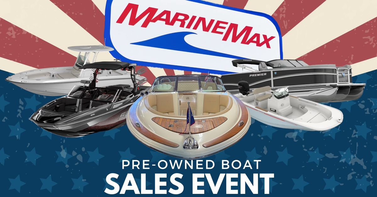 Pre-Owned Boat Sales Event