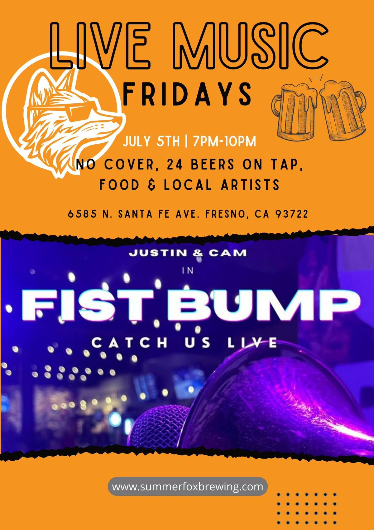 Live Music by Fist Bump