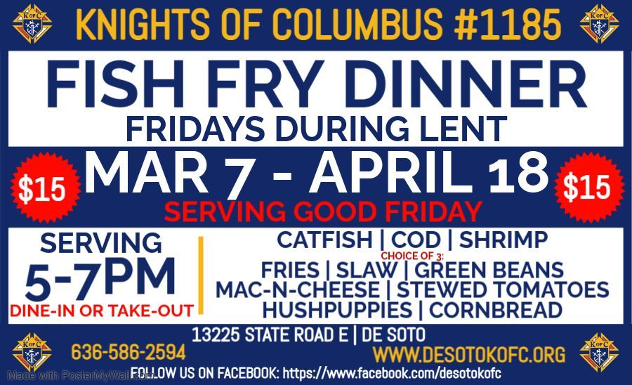 Fish Fry - De Soto Knights of Columbus