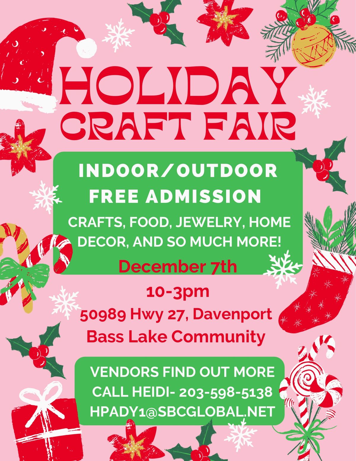 Holiday Craft Vendor Fair