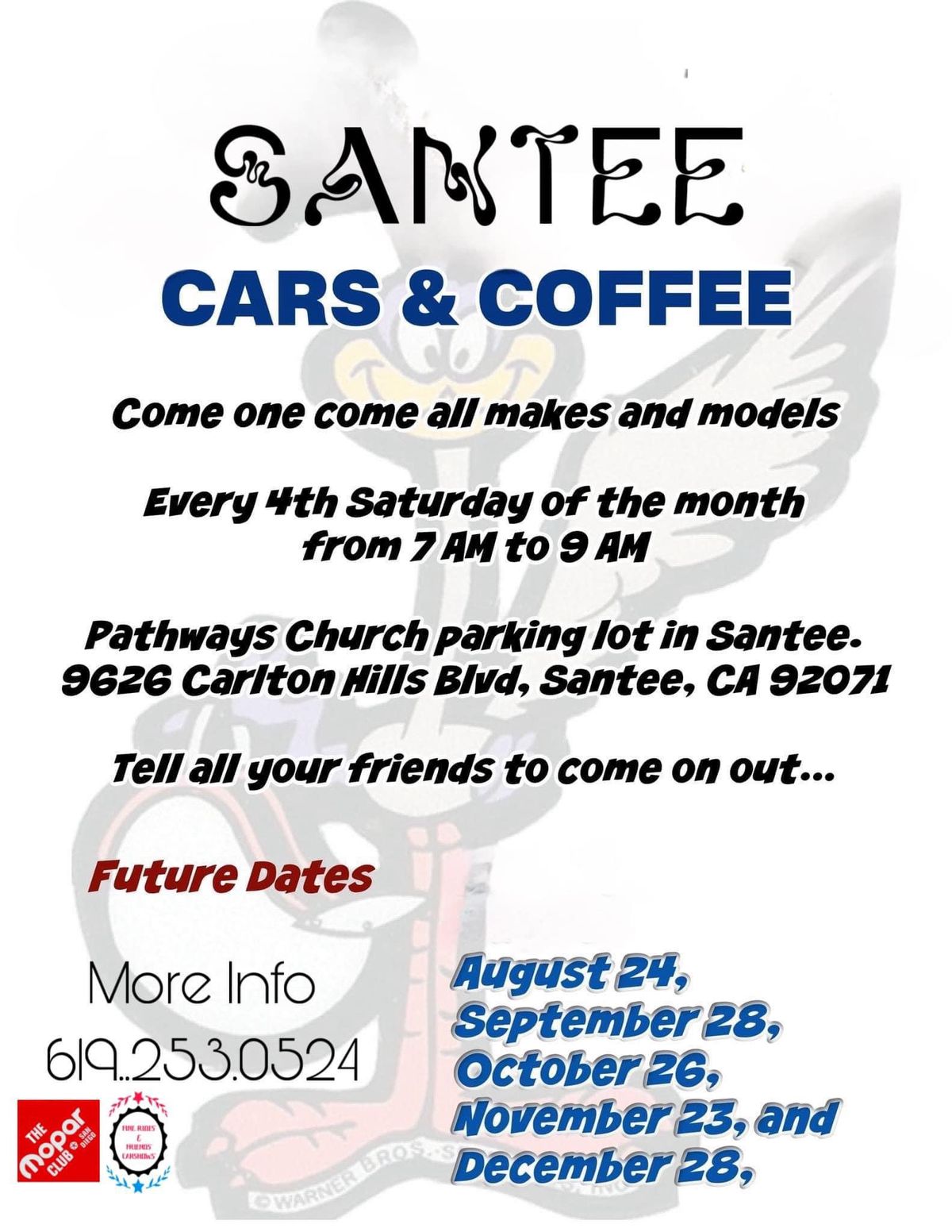 Santee Cars & Coffee\u2764\ufe0fAll makes\/models\/motorcycles\/ratrods Welcome!