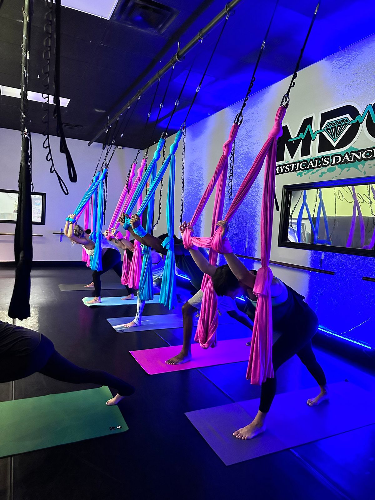 Popup Aerial Yoga Class