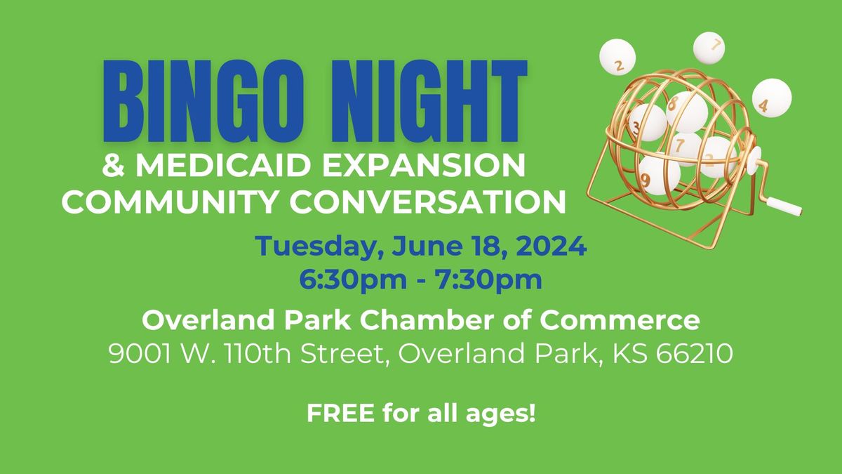 JoCo BINGO Night and Medicaid Expansion Community Conversation