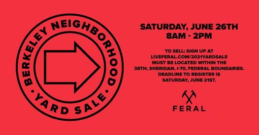 1st Annual Berkeley Neighborhood-Wide Yard Sale