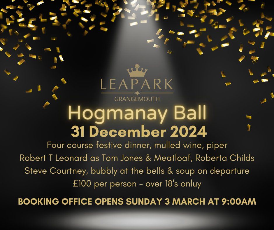 Hogmanay Ball 31 December 2024