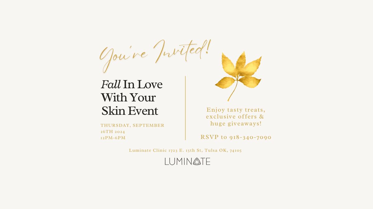 Fall In Love With Your Skin Savings Event