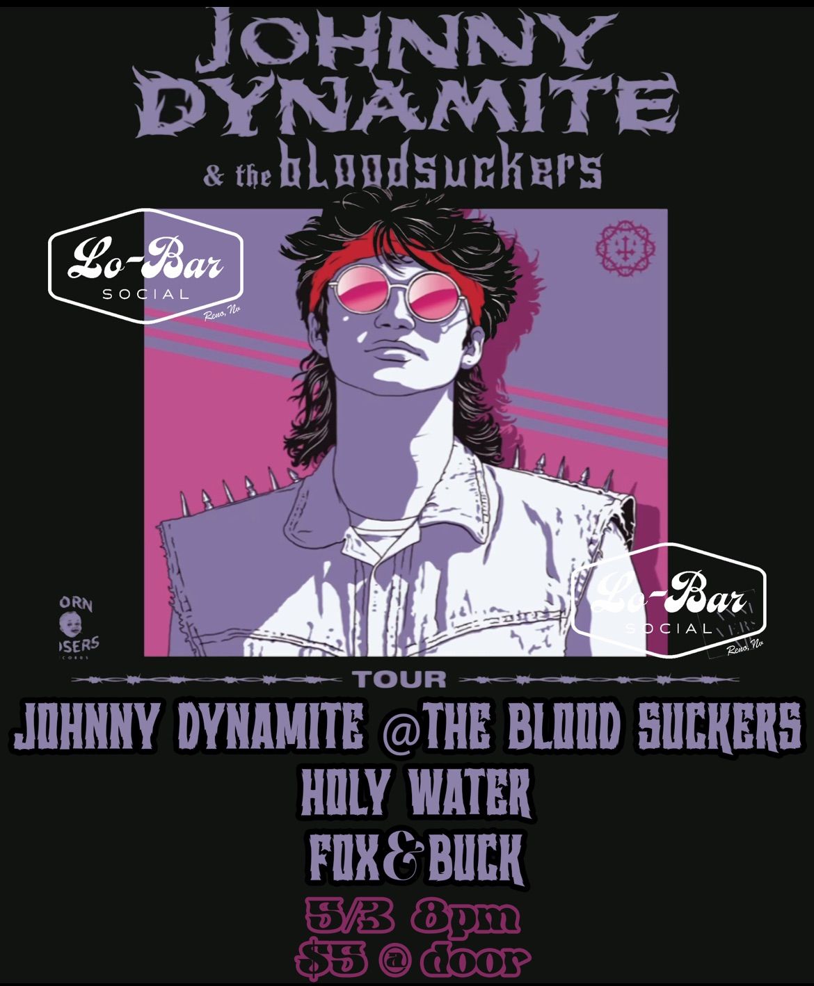Johnny Dynamite & the Blood Suckers, Holy Water, Fox & Buck
